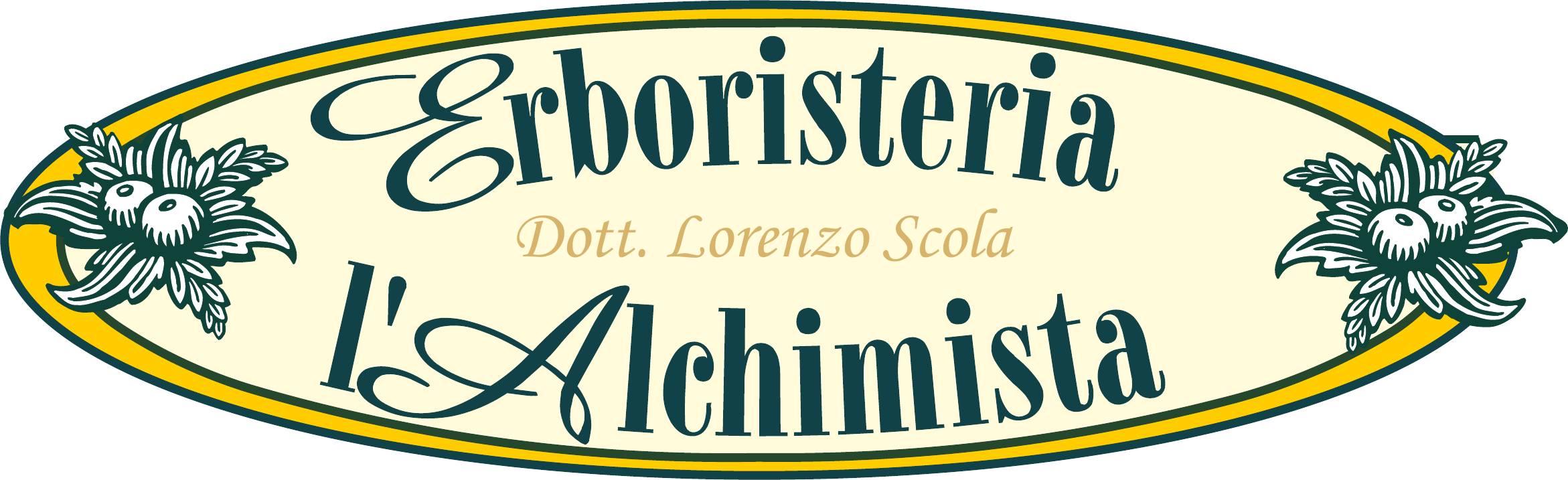 erboristeria l'alchimista lorenzo scola logo riccione